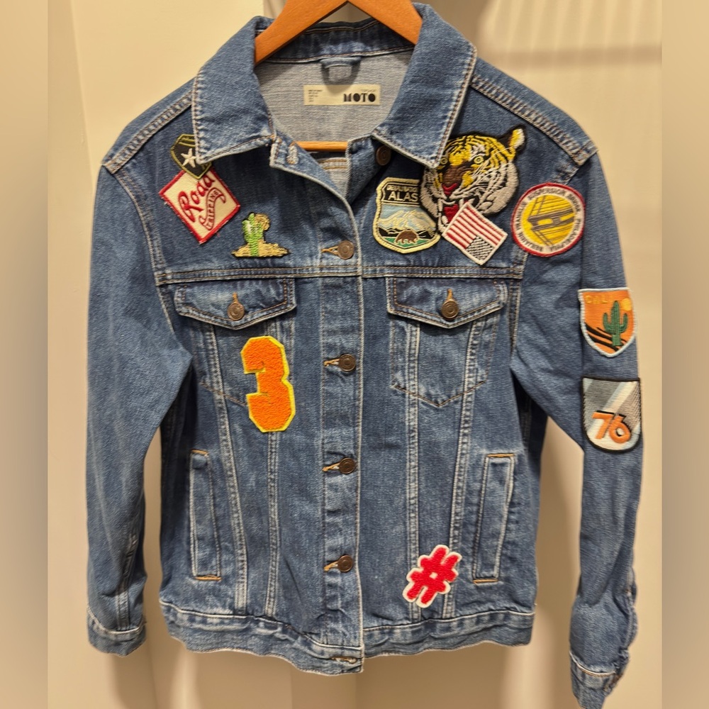 Topshop Moto Denim Jacket